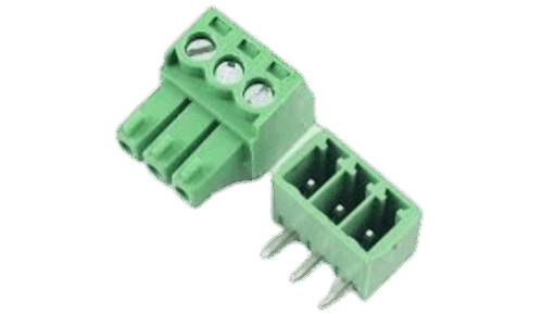 3 Pin PVT Screw Terminal Block Connector (Pack of 5) 3 Pin PVT Screw Terminal Block Connector (Pack of 5)
