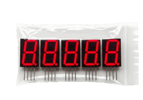 7 Segment Display Common Anode (Pack of 5) 7 Segment Display Common Anode (Pack of 5)