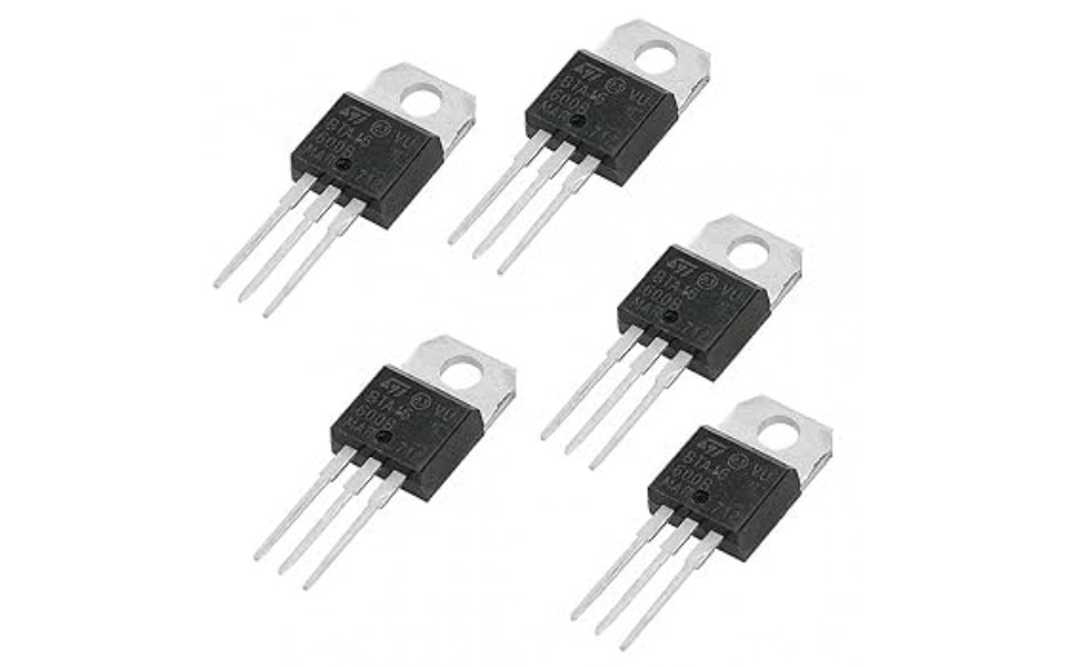BTA16 TRIAC for AC power control (Pack of 5)