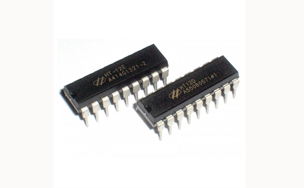 HT12D 16-Pin Serial Interface Decoder IC (Pack of 2)