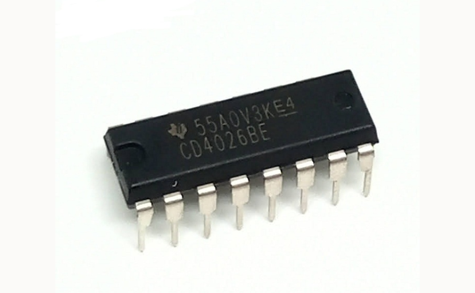 IC 4026 – 7-Segment Display Driver with Counter (Pack of 2)