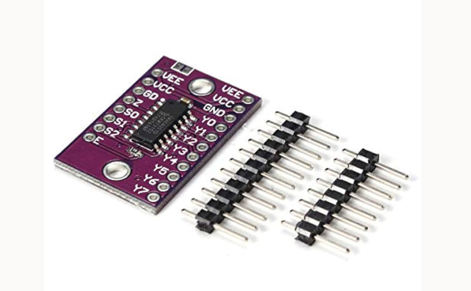 IC 4051 – 8-Channel Analog MultiplexerDemultiplexer (Pack of 2)