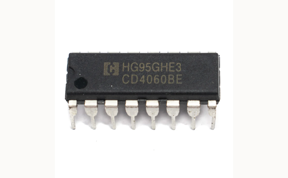 IC 4060 – 14-Stage Binary Ripple CounterDivider with Oscillator (1)