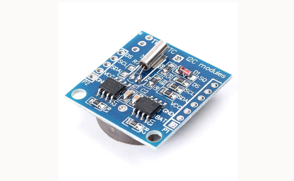 IC DS1307 Real-Time Clock (RTC) with I2C Interface (Pack of 2) (1)