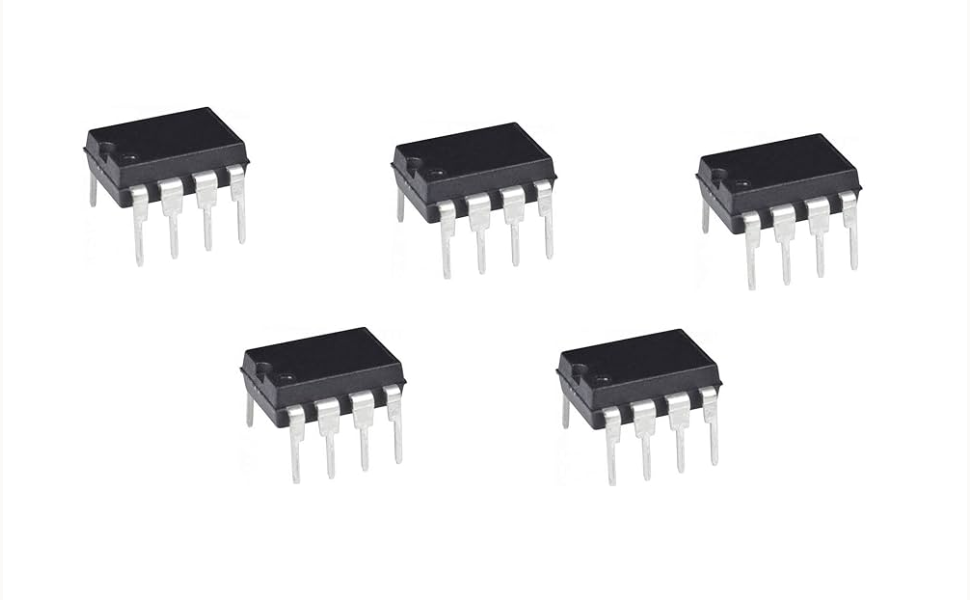 IC LM386 Low-Voltage Audio Power Amplifier (Pack of 5) (1)